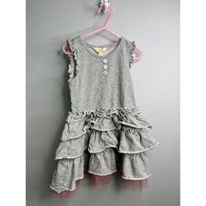 Girls Grey Matilda Jane Dress - Size 4